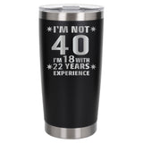 Black Thermal Metal Coffee Cup