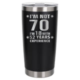 Black Thermal Metal Coffee Cup