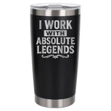 Black Thermal Metal Coffee Cup