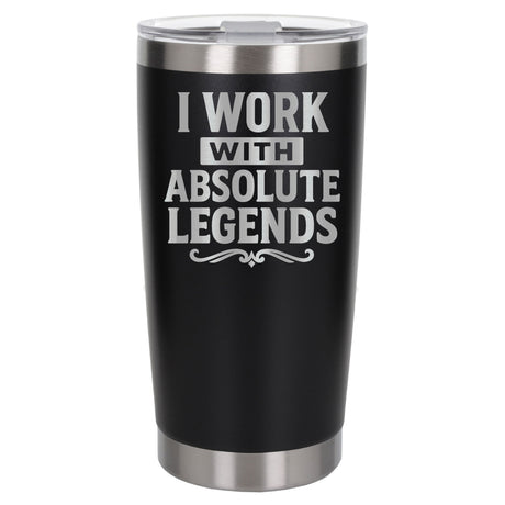 Black Thermal Metal Coffee Cup