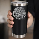 Black Thermal Metal Coffee Cup