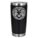 Black Thermal Metal Coffee Cup