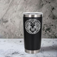 Black Thermal Metal Coffee Cup