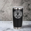Black Thermal Metal Coffee Cup