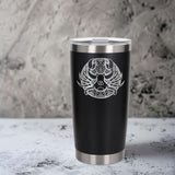 Black Thermal Metal Coffee Cup