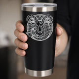 Black Thermal Metal Coffee Cup