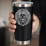 Black Thermal Metal Coffee Cup