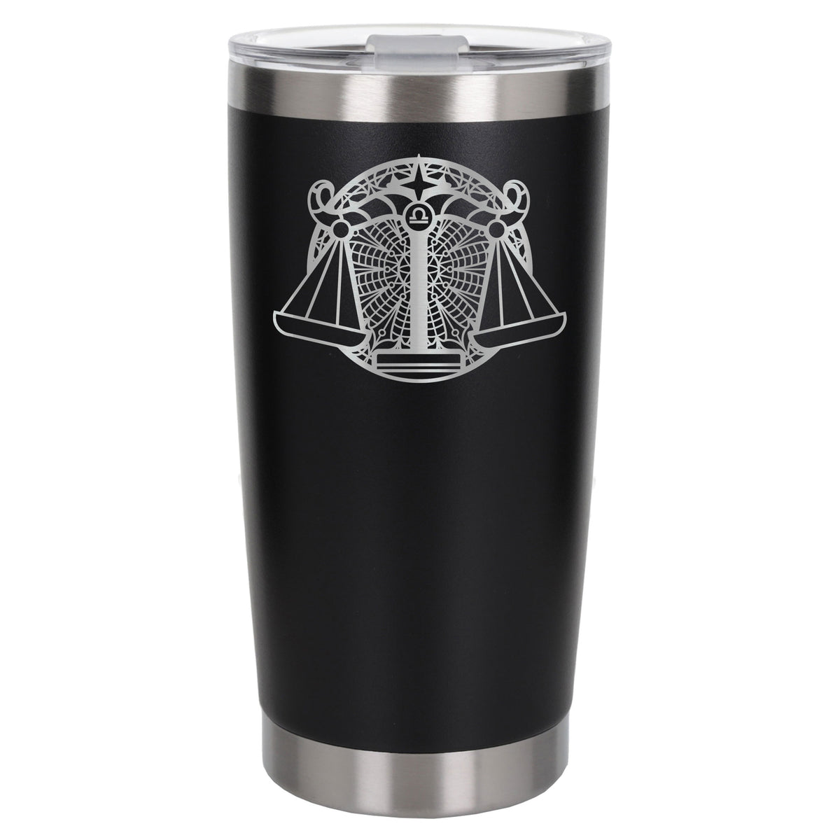 Black Thermal Metal Coffee Cup