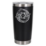 Black Thermal Metal Coffee Cup
