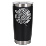 Black Thermal Metal Coffee Cup