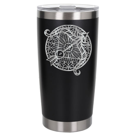 Black Thermal Metal Coffee Cup