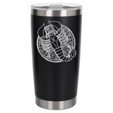 Black Thermal Metal Coffee Cup