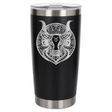 Black Thermal Metal Coffee Cup