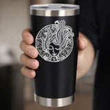 Black Thermal Metal Coffee Cup