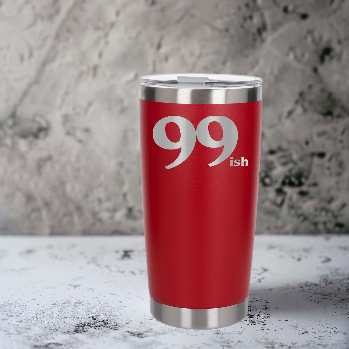 Red Thermal Metal Coffee Cup