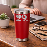 Red Thermal Metal Coffee Cup
