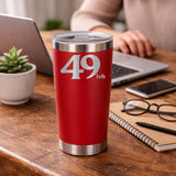 Red Thermal Metal Coffee Cup