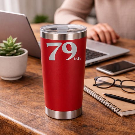 Red Thermal Metal Coffee Cup
