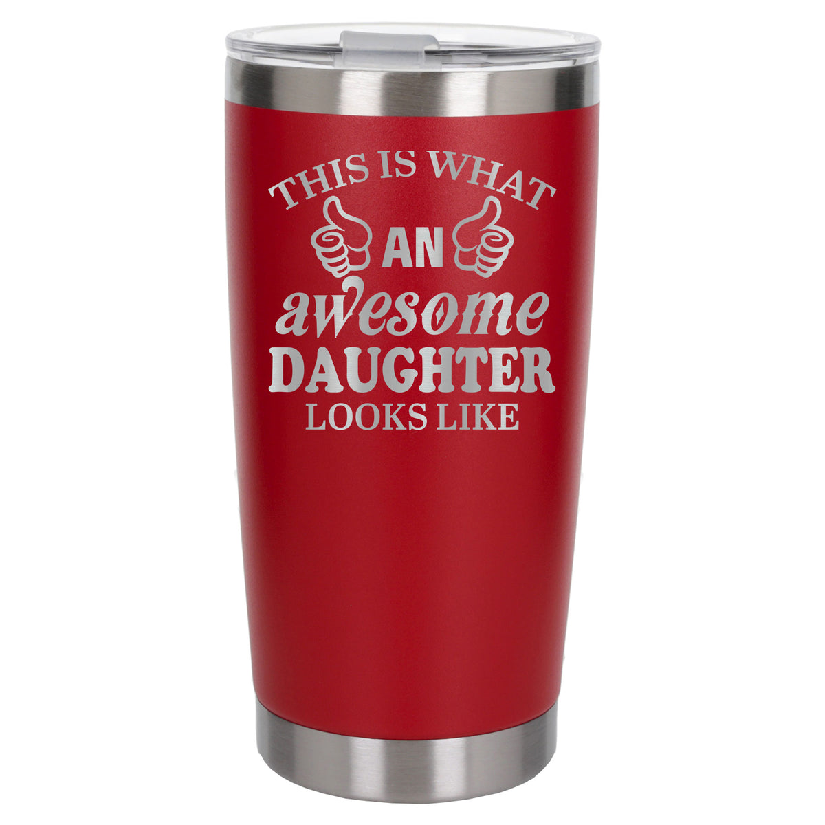 Red Thermal Metal Coffee Cup