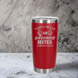 Red Thermal Metal Coffee Cup