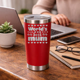 Red Thermal Metal Coffee Cup