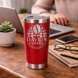 Red Thermal Metal Coffee Cup