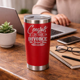 Red Thermal Metal Coffee Cup