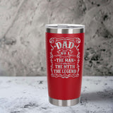 Red Thermal Metal Coffee Cup