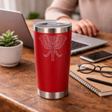 Red Thermal Metal Coffee Cup