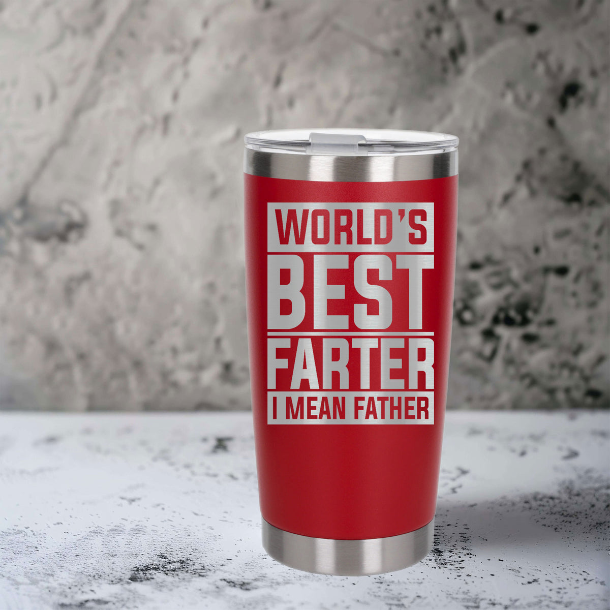 Red Thermal Metal Coffee Cup