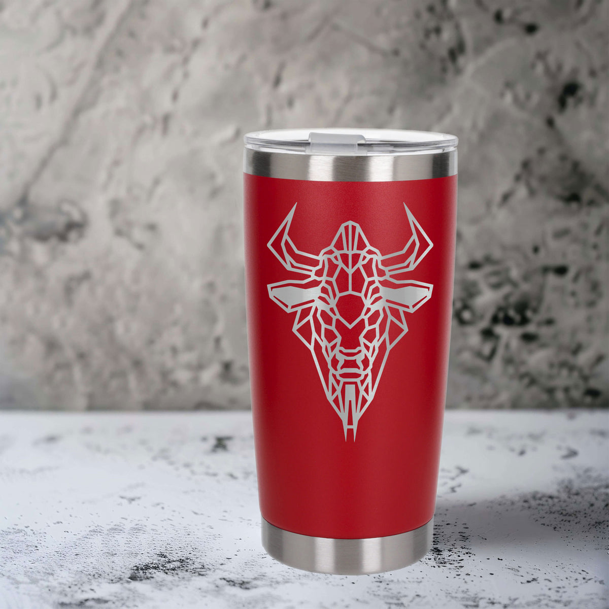 Red Thermal Metal Coffee Cup