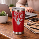 Red Thermal Metal Coffee Cup