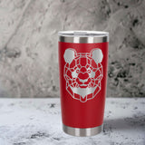 Red Thermal Metal Coffee Cup