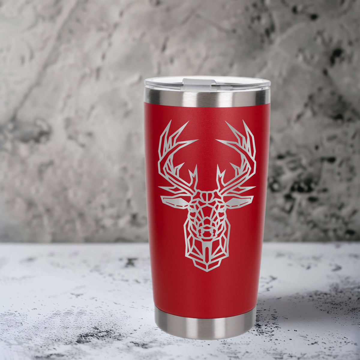 Red Thermal Metal Coffee Cup