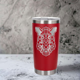 Red Thermal Metal Coffee Cup