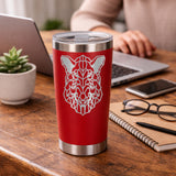 Red Thermal Metal Coffee Cup