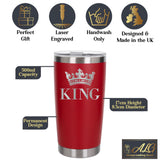 Red Thermal Metal Coffee Cup