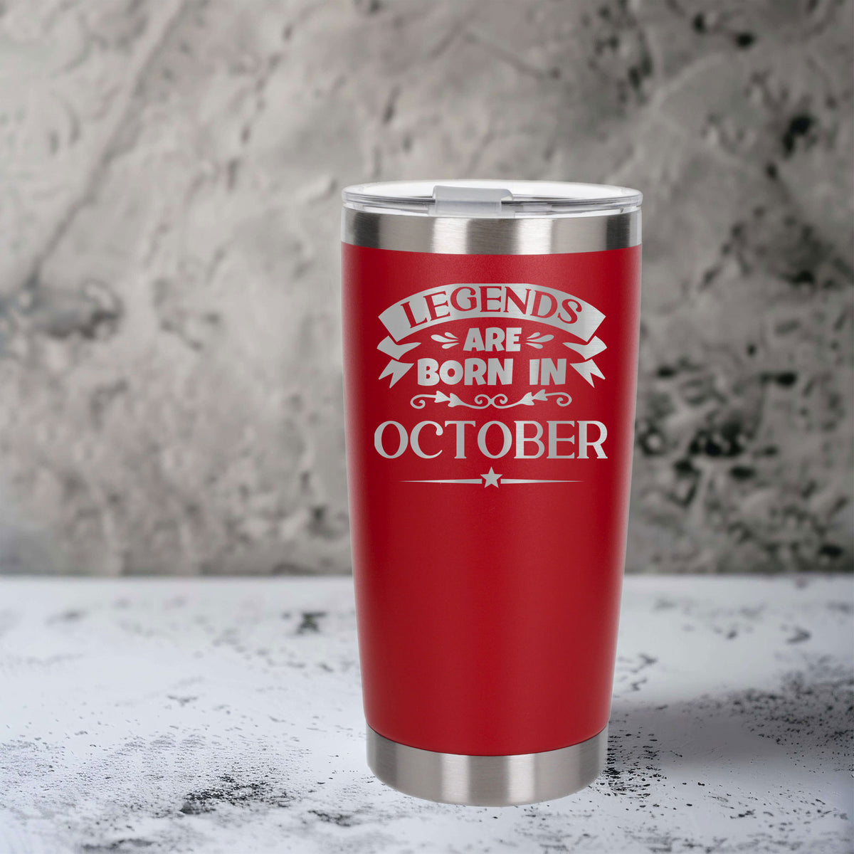 Red Thermal Metal Coffee Cup
