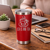 Red Thermal Metal Coffee Cup