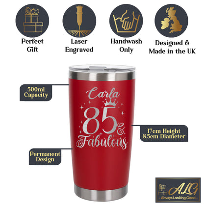 Red Thermal Metal Coffee Cup