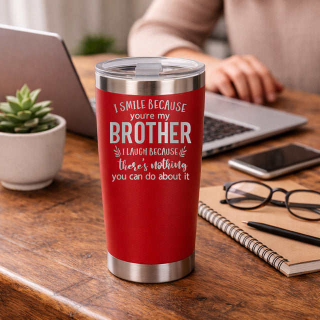 Red Thermal Metal Coffee Cup