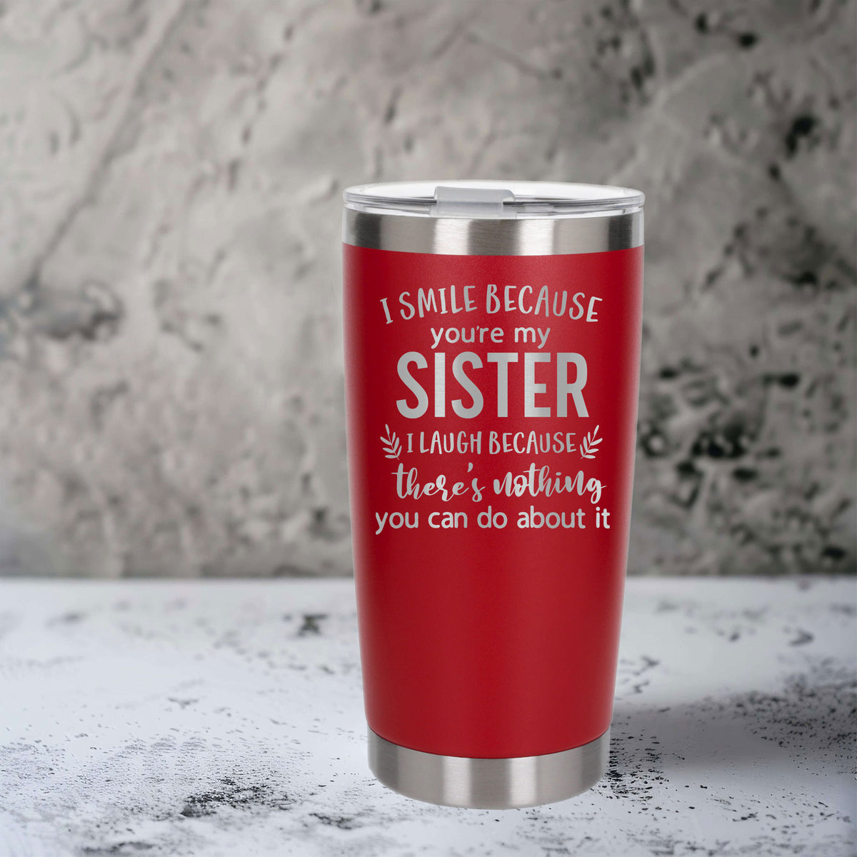 Red Thermal Metal Coffee Cup