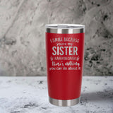 Red Thermal Metal Coffee Cup