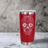 Red Thermal Metal Coffee Cup