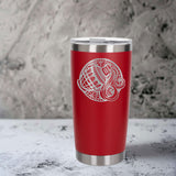 Red Thermal Metal Coffee Cup