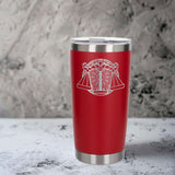 Red Thermal Metal Coffee Cup
