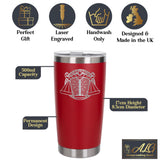 Red Thermal Metal Coffee Cup