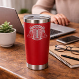 Red Thermal Metal Coffee Cup