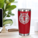 Red Thermal Metal Coffee Cup