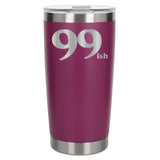 Dark Pink Thermal Metal Coffee Cup